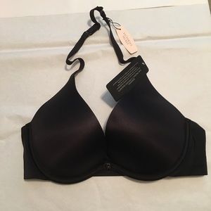 NWT Victoria’s Secret Plunge Push-Up Bra Black 34C
